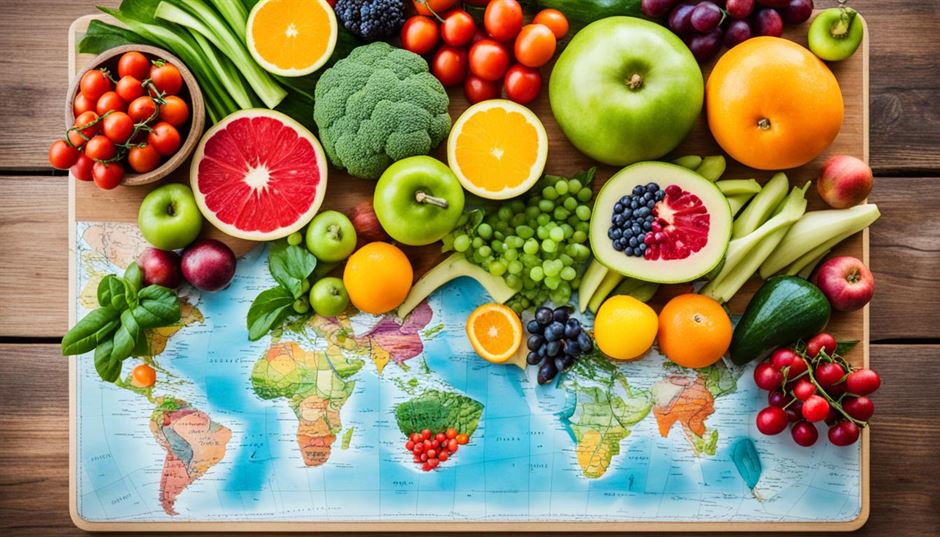 régime alimentaire sain en voyage