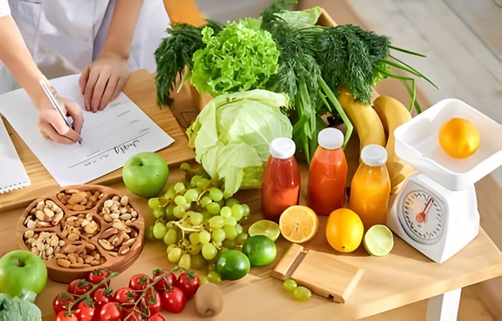 Rééquilibrage alimentaire menu