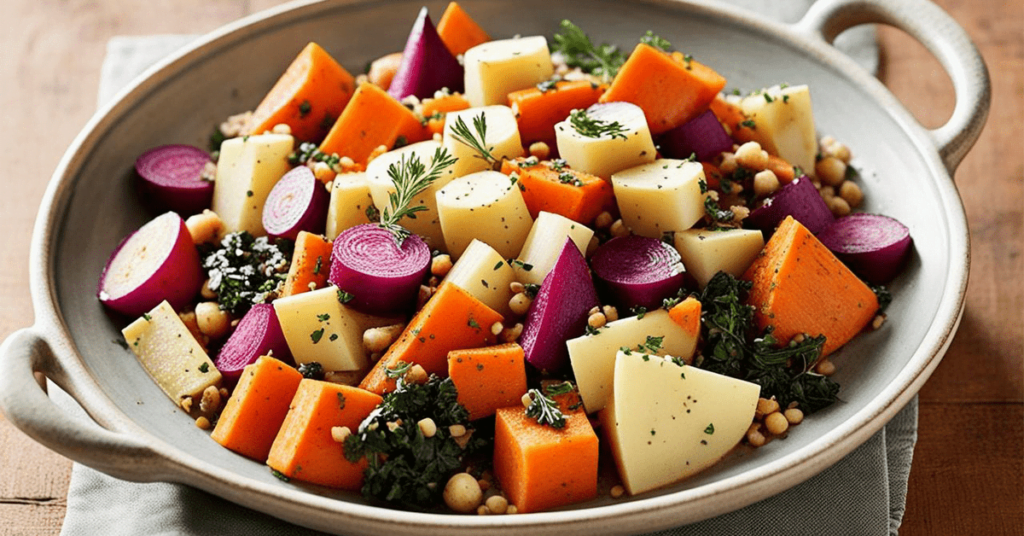 tajine de légumes racines réussi