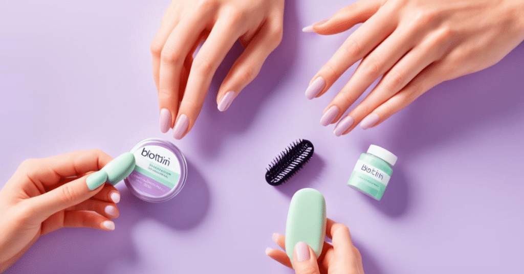 Biotine et santé des cheveux, de la peau et des ongles