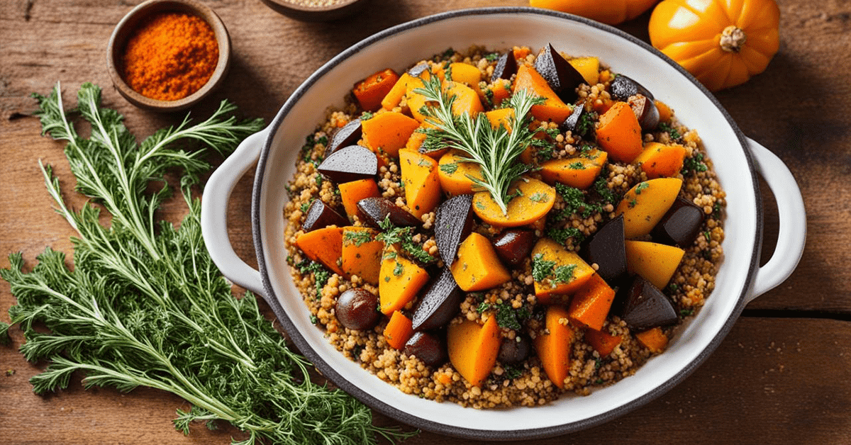 recette de tajine de légumes racines au millet