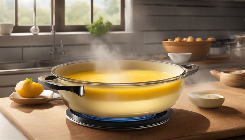 Mélange et Cuisson au Bain-Marie