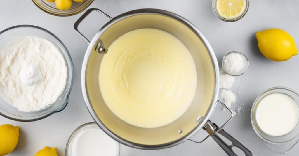Préparation de la pâte à cake