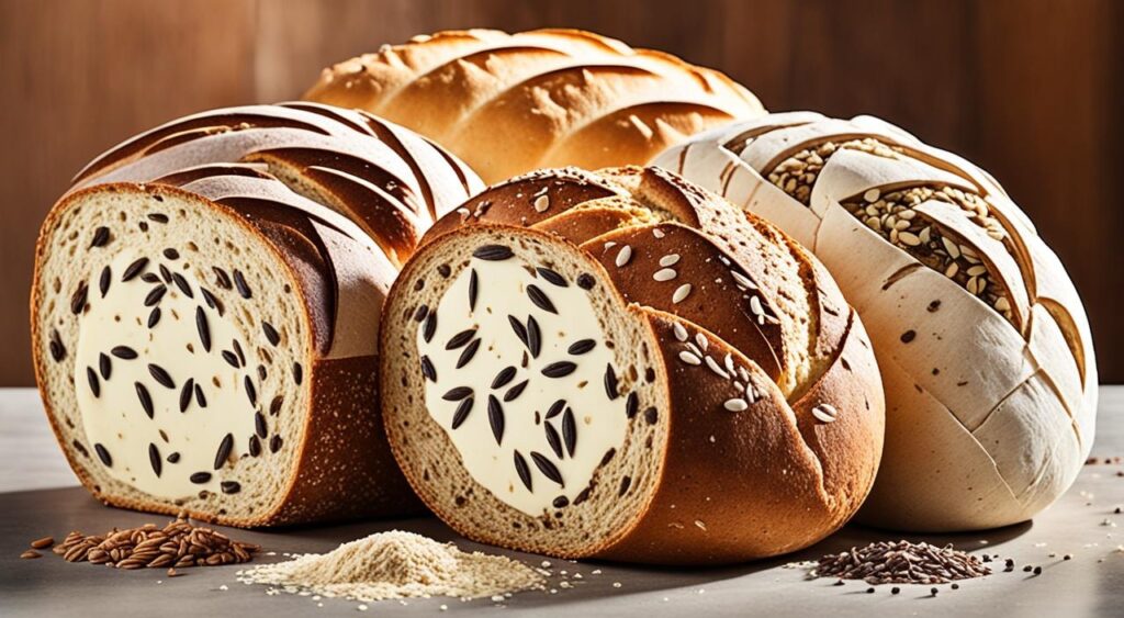 Variations de pain sans gluten