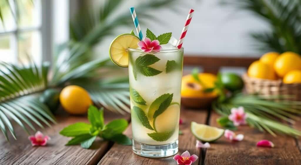 Décoration et Présentation du Mojito