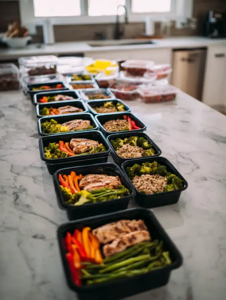 batch cooking pour un menu équilibré pour maigrir