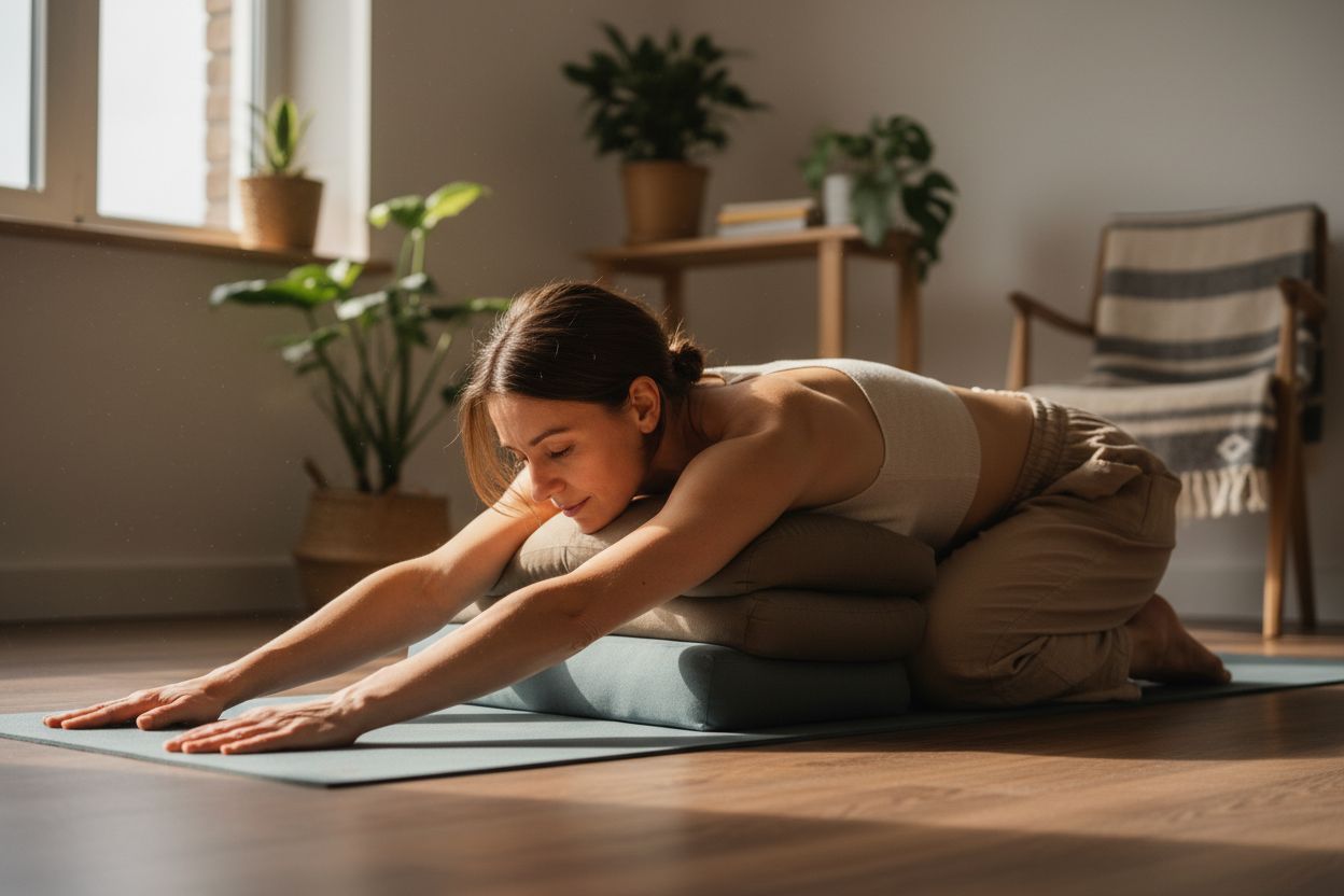 Femme s'entraînant dans une salle de sport, réalisant différents exercices de musculation et de cardio, symbolisant l'adaptation de l'entraînement au cycle.