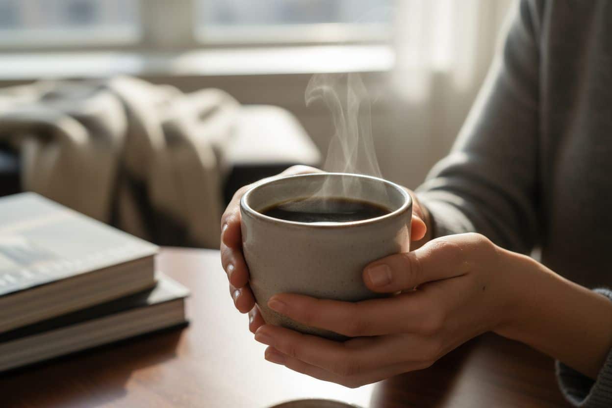 Sélection de boissons sans calories comme le thé et l'eau pour maintenir la cétose durant le jeûne.