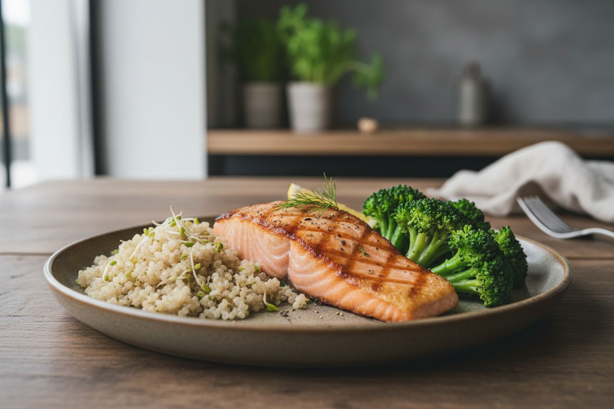 Aliments riches en sélénium, iode et zinc pour soutenir la production de T3 libre et T4 libre.