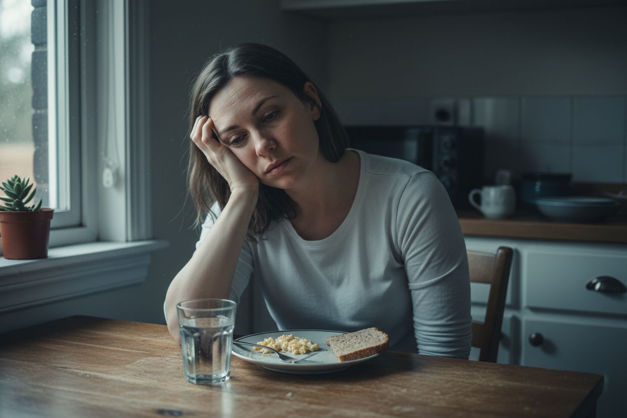 Graphique illustrant l'augmentation progressive des calories et l'impact positif sur le métabolisme d'une femme lors d'un reverse dieting.